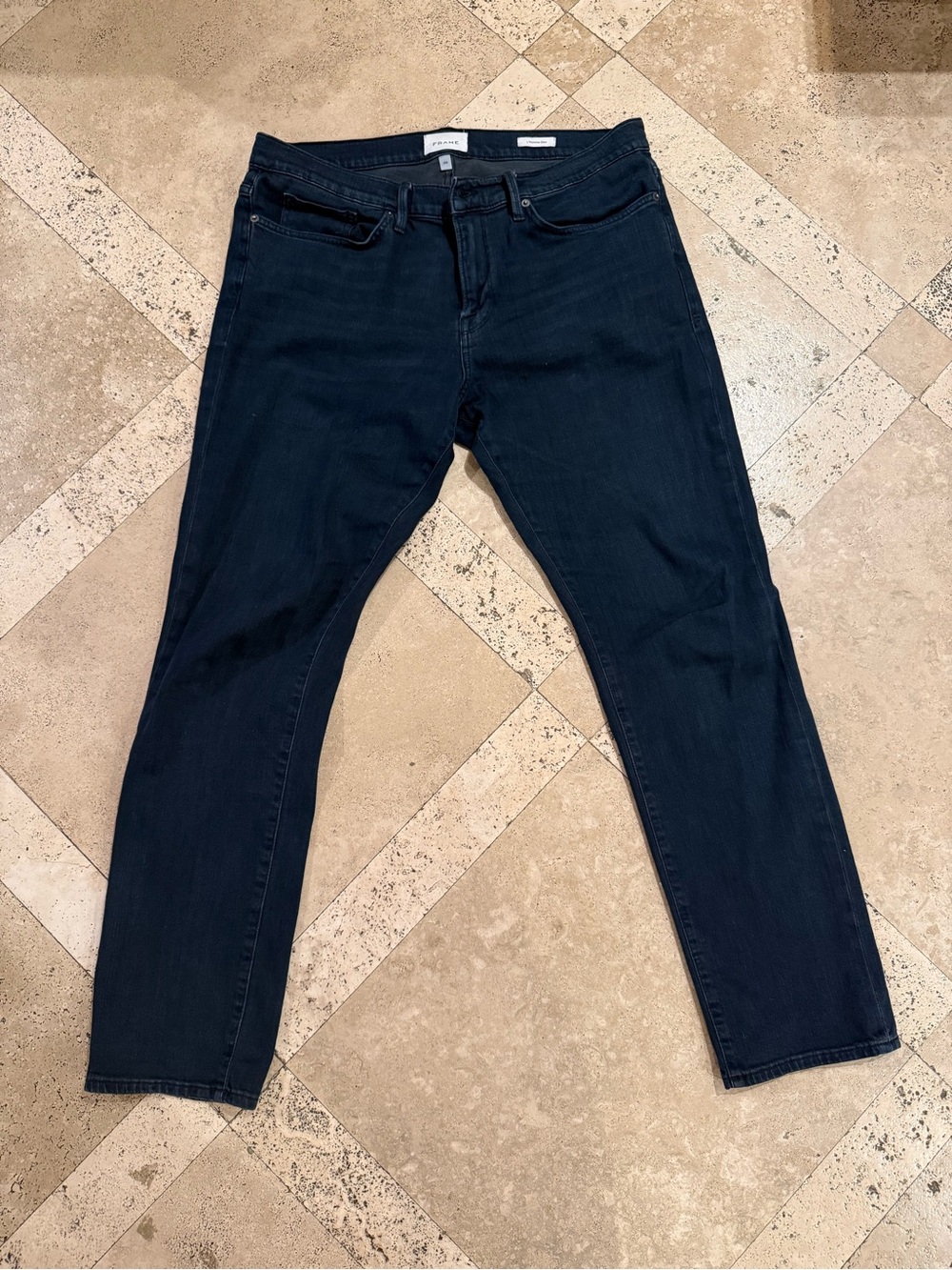 Frame Slim Fit Dark Blue Men's Jeans